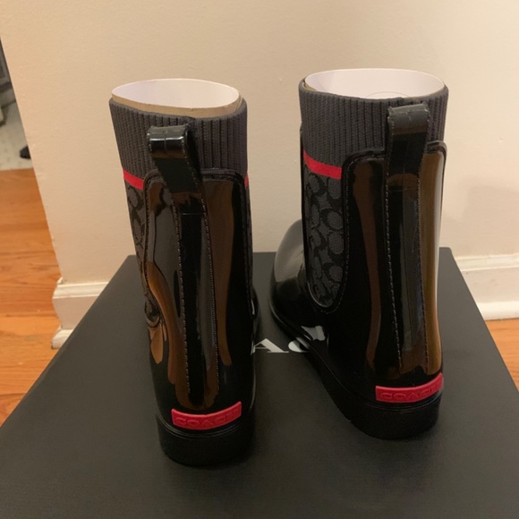 New Coach Rain boots BOX NOT INCLUDED - Picture 3 of 5